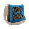 Lunarable Zodiac Pisces Messenger Bag, Double Fish Scales, Unisex Cross-body