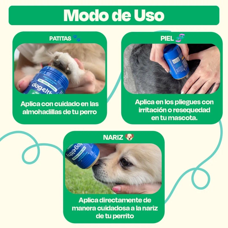 Dogelthy Pack De 2 Bálsamos Hidratantes Para Perro En Stick