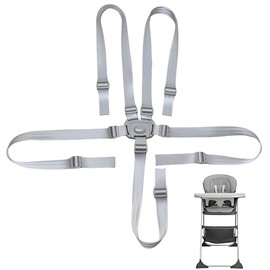 LACHT Hauck hochstuhl zubehör,5 Punkt Gurt Sicherheitsgurt Hochstuhl Multifunktional Kinderschutzgurt Hochstuhl Gurt für Buggy, Kindersitz, Kinderwagen und Hochstuhl,hauck hochstuhl zubehör