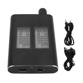 HiFi Headphone Amplifier 3.5mm and Type C Subwoofer Headphone Amplifier 2 Stage Gain Switch Stereo Amp