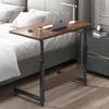 ZephyPaws Mobile Side Table, 31.5 Inch Adjustable Sofa TV Tray