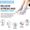 KHACHVA 3Pairs Foot & Ankle Brace Socks for Sprained,Foot Neuropathy