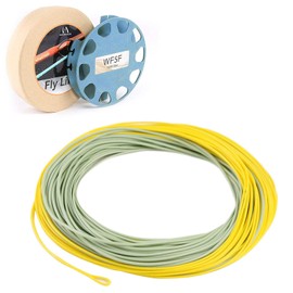 Maxcatch All-Purpose Trout Fly Line with Two Welded Loops, Weight Forward Floating Fly Fishing Lines Moss/Gold (WF3F-90FT)