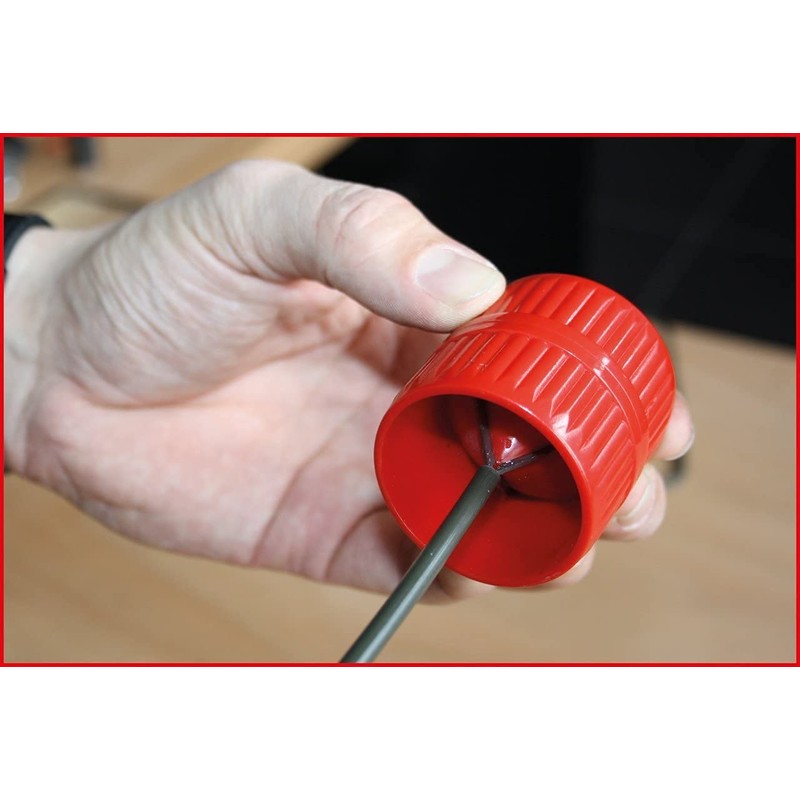 Pipe Deburring Tool,Plumbing Tools Universal Pipe Reamer Plastic Inner-Outer Reamer