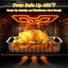 Tifanso Stainless Steel Roasting Pan - Heavy Duty Turkey Roasting