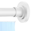 CorkLatta White Shower Curtain Rod 31 to 68 Inch,1 Inch