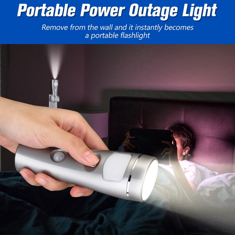 Enhon 4 in 1 LED Emergency Lights for Home Power