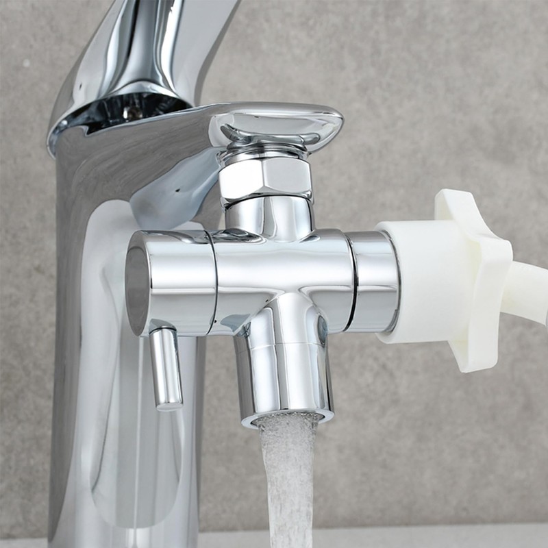 Roscid 3 Way Shower Diverter Valve, Solid Brass Shower Diverter
