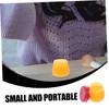 TOVINANNA 6g Refillable Lip Balm Jar with Spoon Lightweight Cosmetic
