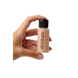 AEROBLEND Airbrush Foundation Makeup (O35) Professional, Water-Based, Buildable, Long-wearing, For all skin types, 1 oz