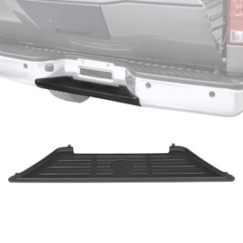 KUAFU Rear Bumper Step Pad Compatible with 2004-2015 Nissan Titan for Models with Rear Park Assist Sensors W/O Towing Package Replacement for 850747S200 NI1191100 Black