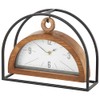 Deco 79 Metal Suspended Clock with Black Frame, 10" x