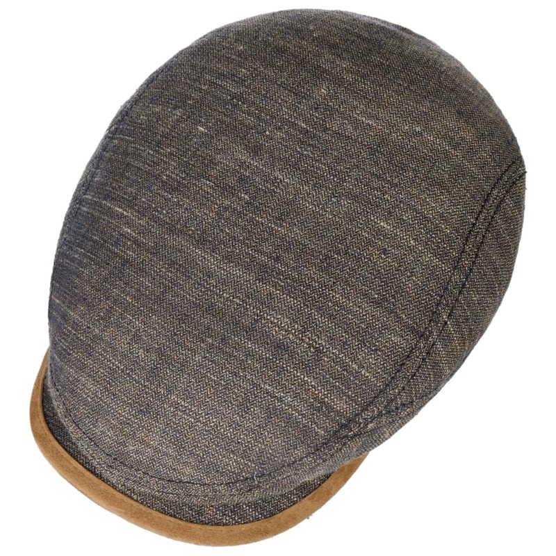 Stetson Yelvington Driver Flat Cap Men Brown-Blue 7 5/8