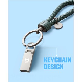 MOSDART 128GB Waterproof USB2.0 Flash Drive, exFAT Metal Memory Stick with Keychain, for System Back, Data Storage, Silver(Pack of 5)