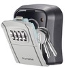 Puroma Key Lock Box Combination Lockbox Wall-Mounted Key Storage Box