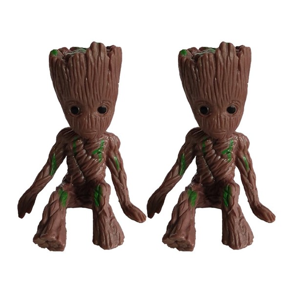 I'm Groot,Children's Family Fairy Garden Car Bookshelf Computer Decoration, Sitting