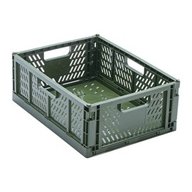 Yamada Chemical Storage Box, Khaki, When Assembled, 13.4 x 4.9 inches (34 x 12.6 cm), Folded: 13.4 x 10.1 x 1.0 inches (34 x 25.6 x 2.6 cm), Folding Container L120
