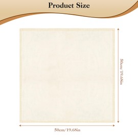 50x50cm 4 Pcs Reusable Cheese Cloth Filtering Pads - Food Grade Filter Mesh for Kitchen and Household Use