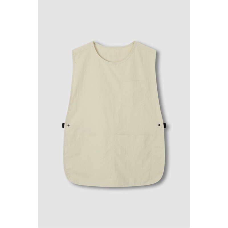JAJU [JAJU/자주] Crispy Square Vest Apron_75_Beige