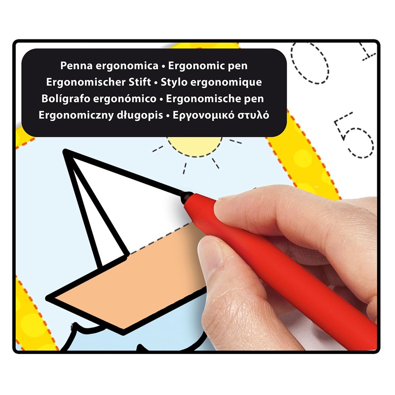Liscianigiochi 97197 Montessori, Ergonomic Pen, Multi-Coloured