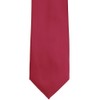 tiemart Solid Color Necktie (Crimson Red)