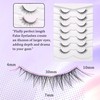 Himirell False Eyelashes 3D Lightweight Natural Comfortable Demi Wispy Cat