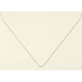 LUXPaper A1 Contour Flap Envelopes for RSVP Cards, Invitations, Announcements, Notes - 70lb Natural, Size: 3 5/8 x 5 1/8, 50 Pack - 1865-58-50