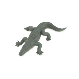 Collectible Wildlife Gifts Alligator Toy, Green, Realistic Rubber Crocodile Model 3 Inches SF87 B33