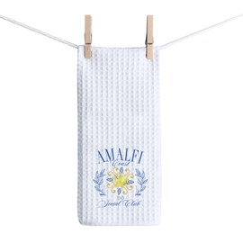 ZJXHPO Amalfi Coast Kitchen Towel Costiera Amalfitana Dishes Towel Italy Trip Tea Towel Positano Towel Amalfi Coast Souvenir (Amalfi Towel)