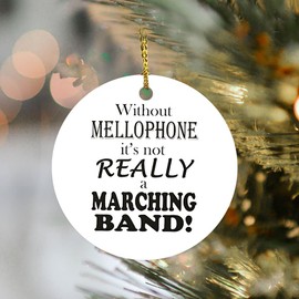 Without Mellophone Christmas Ornaments Christmas Circle Ceramic Ornament Decor Christmas Tree Lights Pet Tools Floral Animal for First Memory