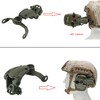 HEARFALCOM ARC Rail Adapter for Tactical Helmet Fast Series Helmets