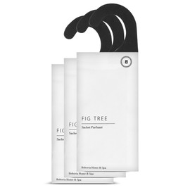 BOHORIA® Duftsachet Scented Sachets, Room Fragrance, Fresh Laundry, Perfect for the Wardrobe, Car, Drawers, Cupboards, Elimination of Odours, Room Fragrance (Fig Tree, Pack of 3)