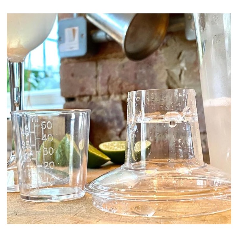 AIOS 3 Piece Unbreakable Polycarbonate Cobler Cocktail Shaker