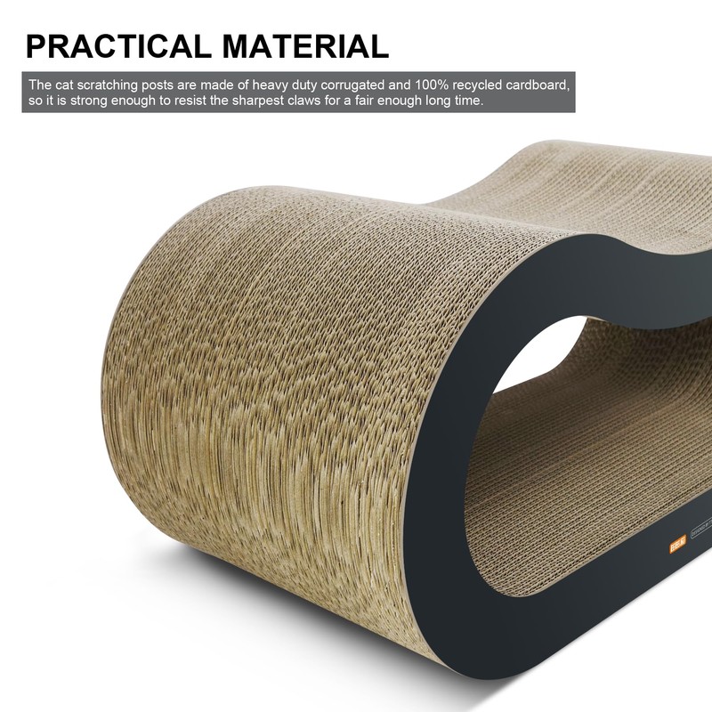 TTCAT Cat Scratching Pad, 2 in 1 Corrugated Cardboard Cat