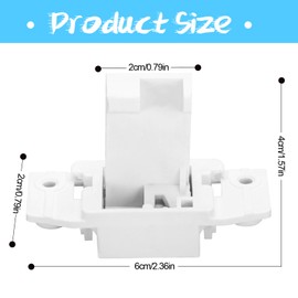 WH02X24399 Washer Lid Lock Strike, Replacement Parts AP5999576 PS11729471 Compatible with Ge and Hotpoint Washing Machine Cover Lock Switch