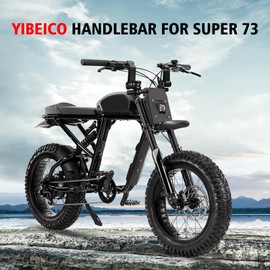 YIBEICO Handlebar for Super 73 ZX/S2/S1/RX/Adventure Series, Aluminum 22mm Handlebars, Durable Handle bar Replacement, E-bike Accessories for Super73