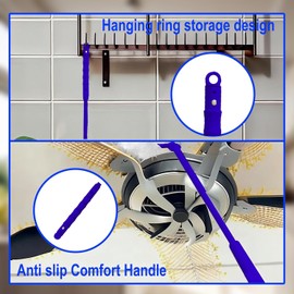 EABUY Replacement Handles Compatible with Duster Refill, Extended Handle, Adjustable Length Handle (1, Blue)