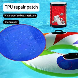 UTEFIF Underwater Tape Pool, Pool Repair Kit, Repair Tape Pool Patches for Water Bed, Pool, Pool Film, Paddling Pool, Air Mattress - Blue