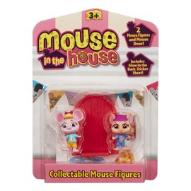 Character Options 07391 Mouse Millie & Friends House 2 Figure Pack, Collectable Toys, Imaginative Play, Gift for 3-7 Year Old, Multicolor