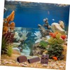 ABOOFAN 3Pcs Ceramic Fish Tank Hideout Unique Breeding Cave for