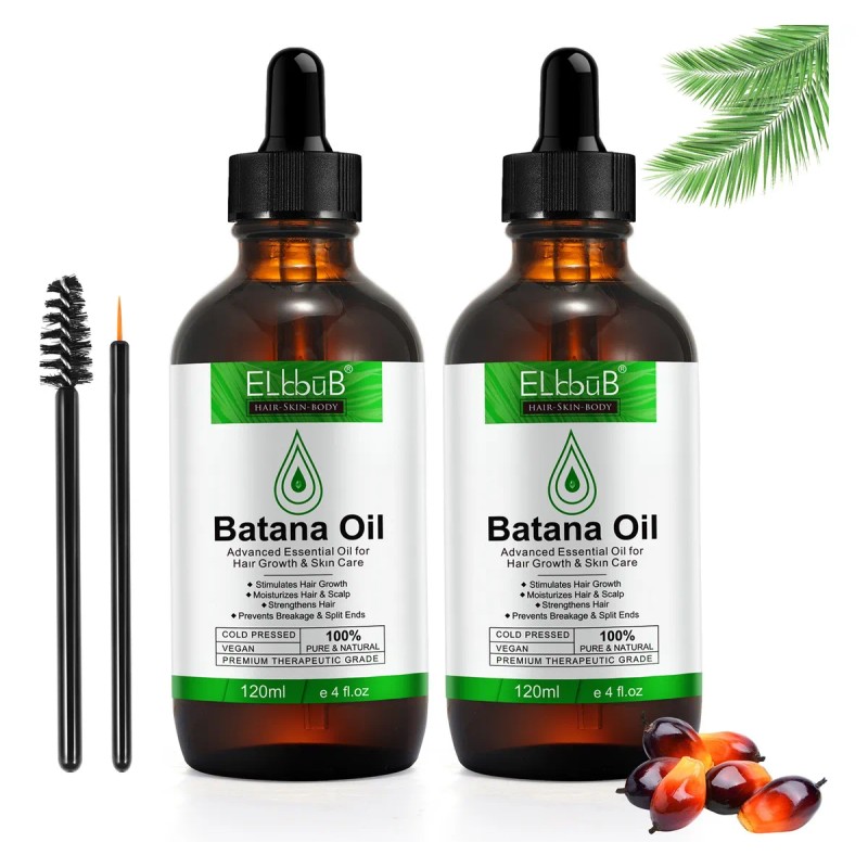 🌱✨ 2-PC Batana Oil Combo for Hair Growth & Hydration