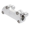 Unbranded Chrome 2" Risers 1" Handlebar Clamp For Harley Softail