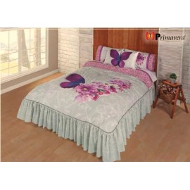 Competition Colcha Malika Matrimonial + 2 Cojines , Carla Depot