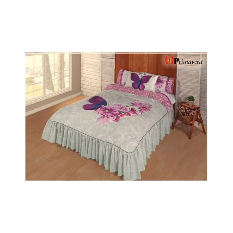 Competition Colcha Malika Matrimonial + 2 Cojines , Carla Depot