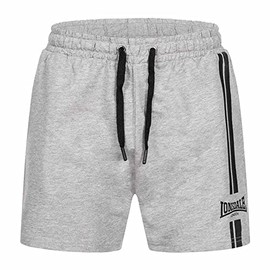 Lonsdale Men's Ardcharnich Shorts, Marl Grey/Black