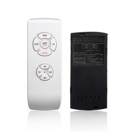 Universal Ceiling Fan Remote Control Kit, Wireless Remote Control and Receiver Kits for Lamp, 3-in-1 Ceiling Fan Light Timing and Speed Re-Mote(38 * 38cm)
