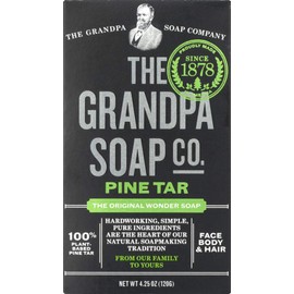 Grandpas Grandpa Pine Tar Soap Lg 4.25 Oz by Grandpa's