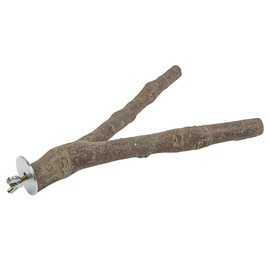 ZONADAH Parrot Perch Natural Y Shape Perch 20cm Bird Swing Birds Stand Grinding Paw Climbing Wood Cage Accessories for Parakeet Cockatiels Budgies Conure Lovebirds Thickness 1-2.5cm