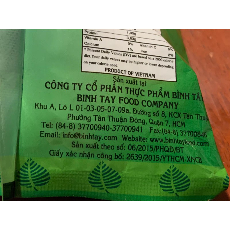 Binh Tay 10 pack, 2.3oz] Binh Tay Pho Chay Vegetarian