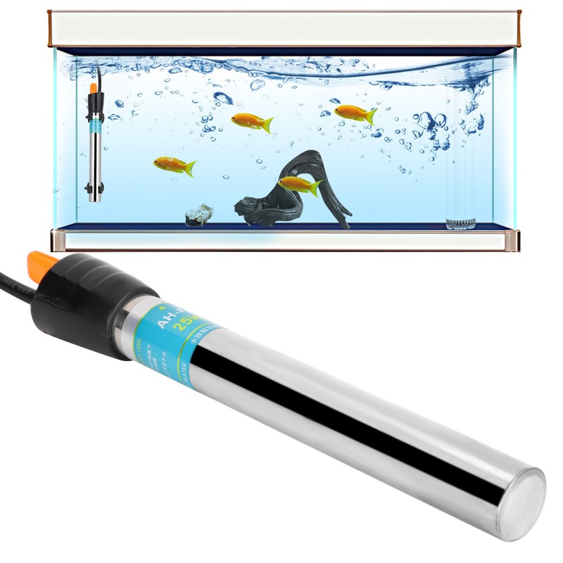 220‑240V Submersible Aquarium Heater Stainless Steel Adjustable Fish Tank Heater25W